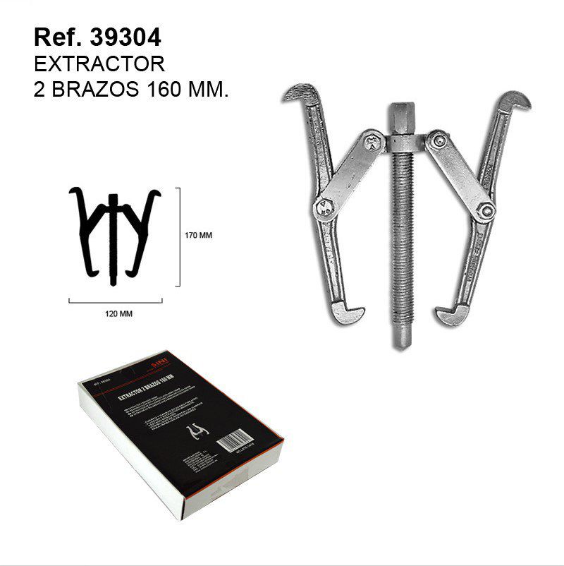 TB1102 EXTRACTOR 2 ARMS 160 MM.