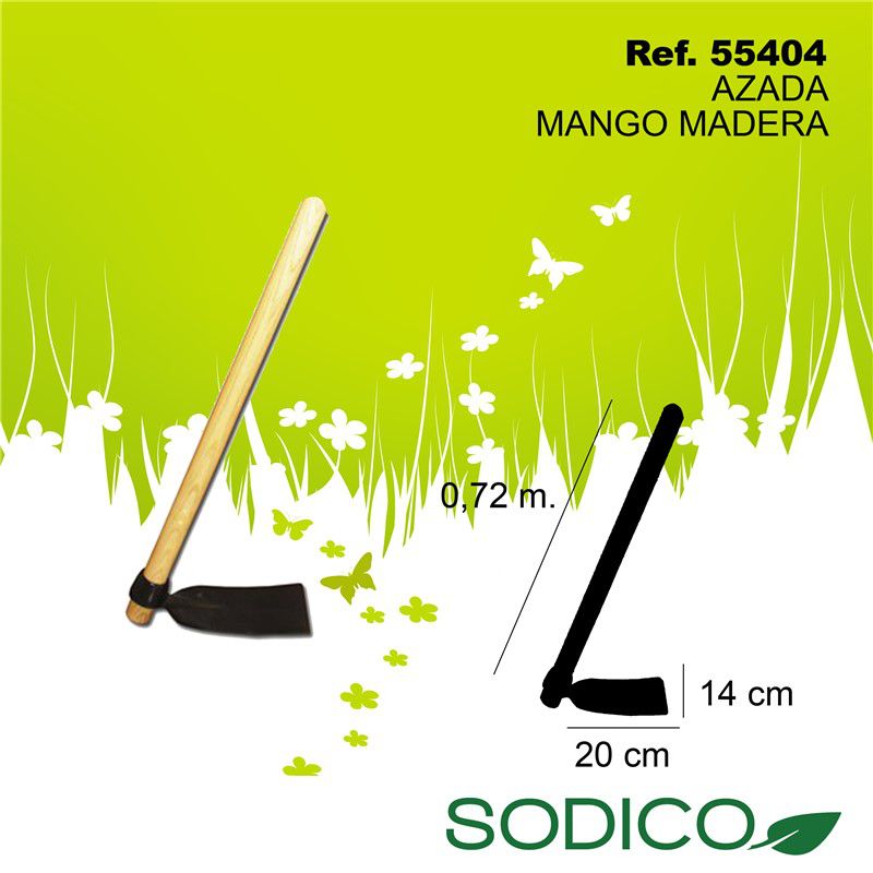 TB1187 Garden Rake Wooden Handle 720 MM
