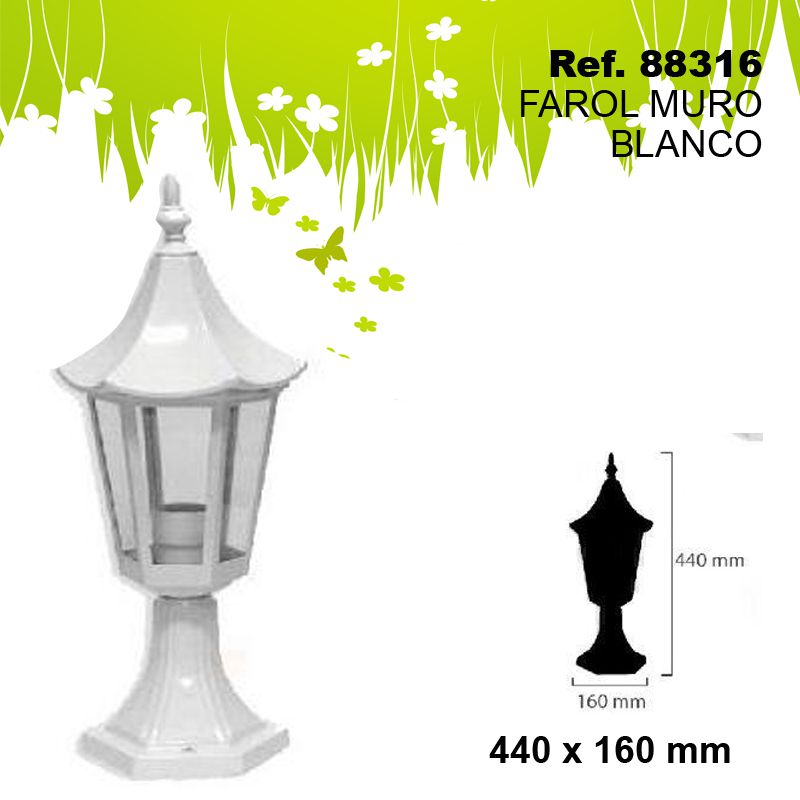 TB1199 White Wall Lantern