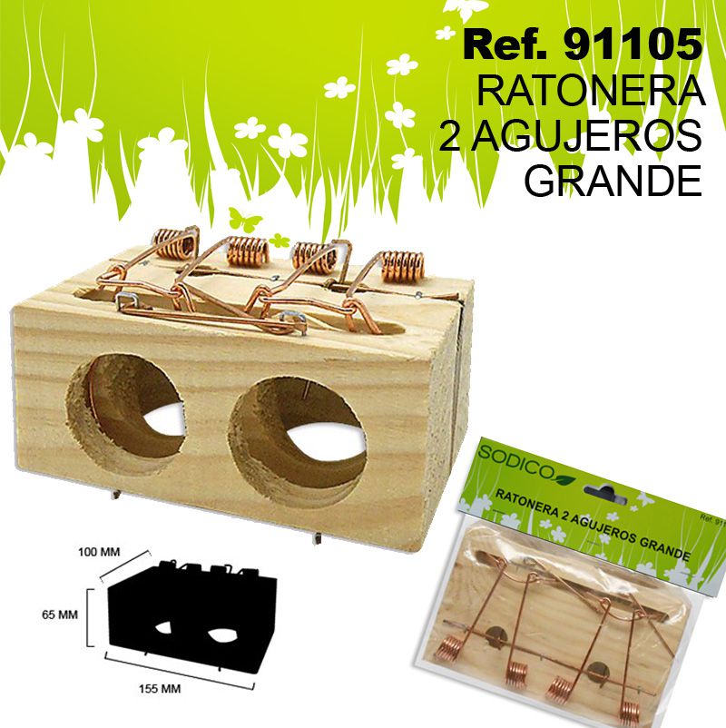 TB1204 Large 2-Hole Rat Trap