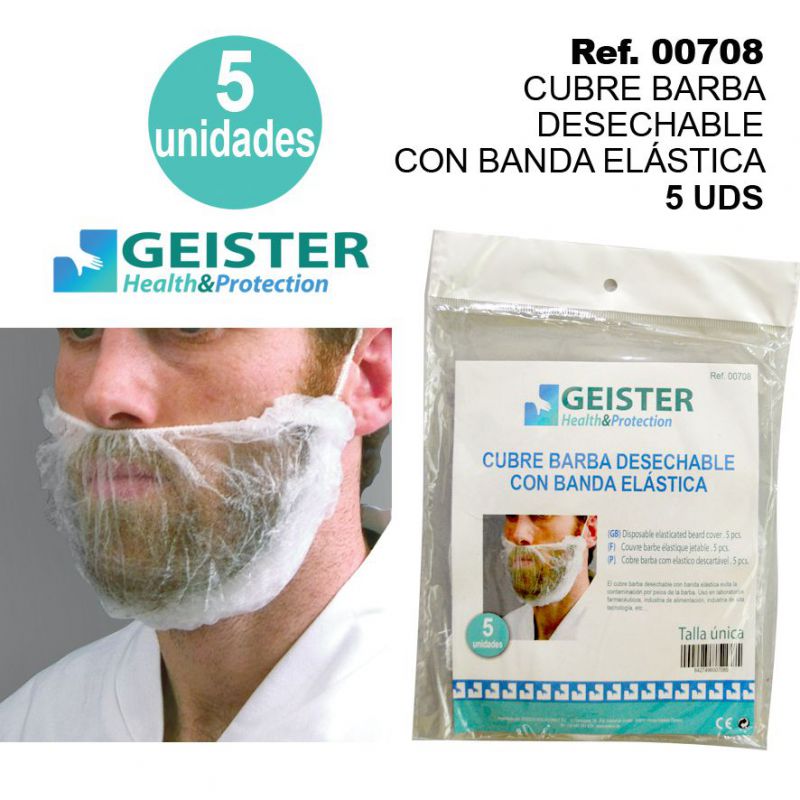 TB1255 Disposable face cover with elastic band (5-pack)