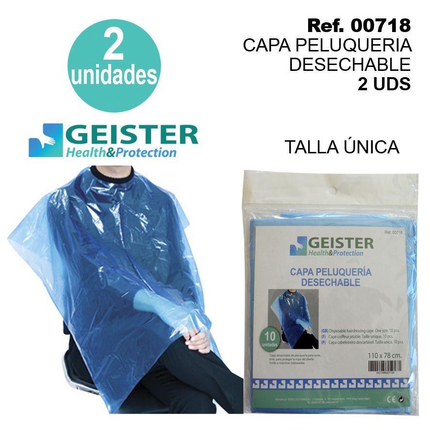 TB1260 Disposable Wig Cape One Size 10 Units
