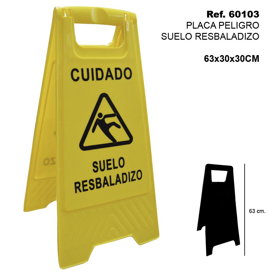 TB1286 WET FLOOR CAUTION PLATE 63x30x30CM