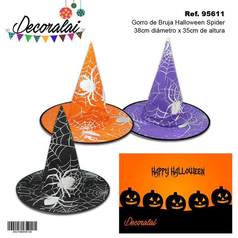 TB1300 Witch Hat Halloween Ghost DIAM.38CM