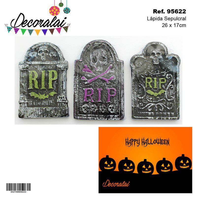 TB1304 Halloween Grave Stone Decoration 27*15CM