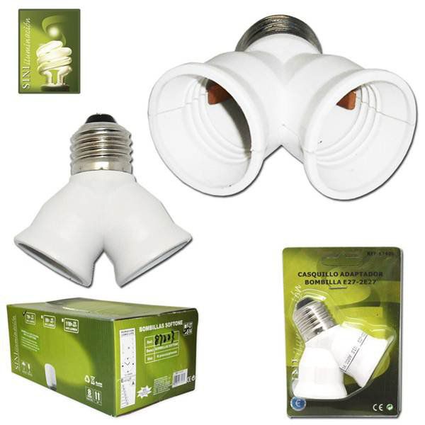 TB1437 E27 to E27 Bulb Adapter Socket
