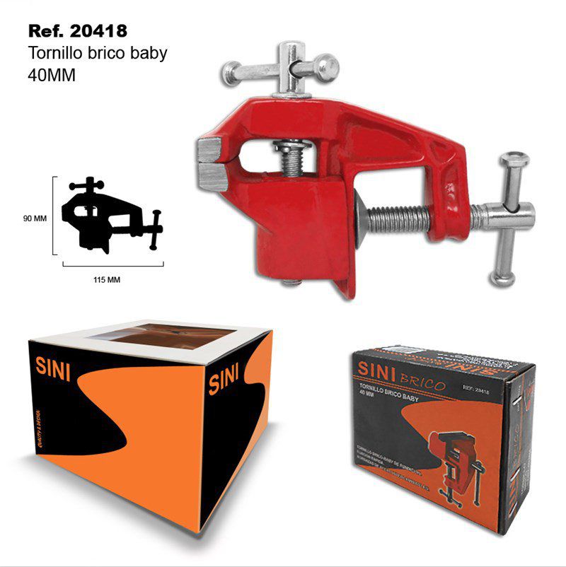 TB1495 Mini Bench Vise / Table Clamp Vise / Portable Hobby Vise Screw 40 MM