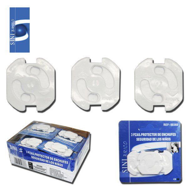 TB1528 Child Safety Outlet Protector Plugs - JGO. 3 PCS.