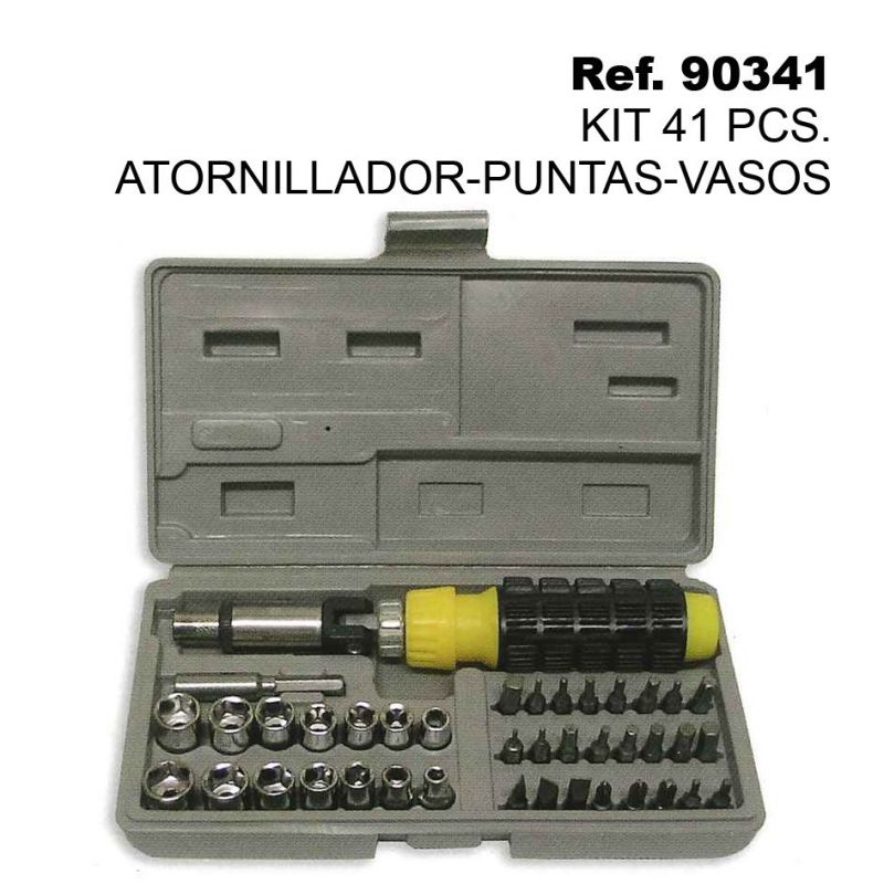TB1617 41 PCS. Screwdriver Bits, Points, and Cavity Tools Kit.