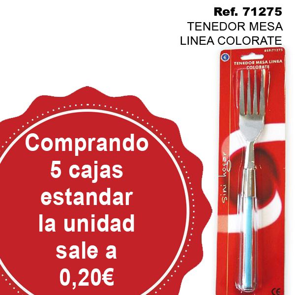 TB1688 Table fork, Colorate Line.