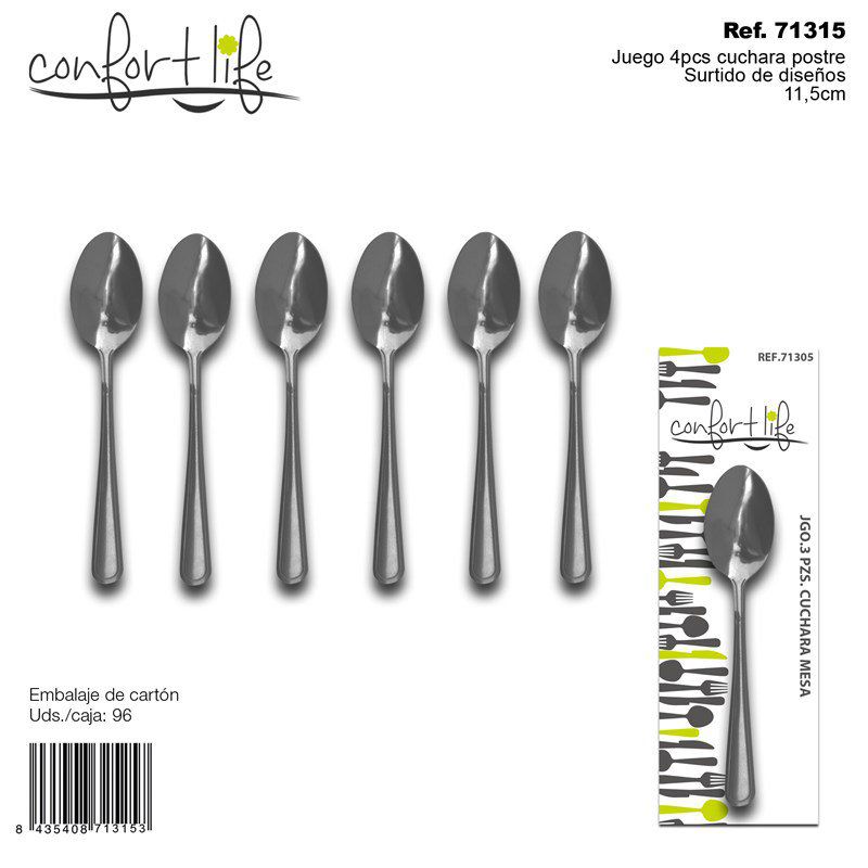 TB1692 6 Pcs. Coffee Spoon Set