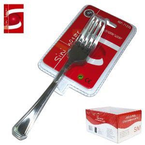 TB1694 This luxurious set includes six elegant dessert forks, perfect for enhancing any dinner table setting.