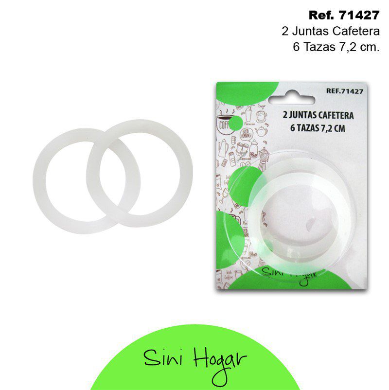 TB1699 2 Coffee Pot Seals for 6 Cups, 7.2 CM