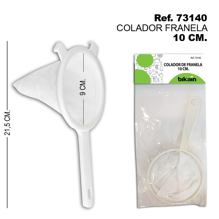 TB1748 Flannel Strainer, 10 cm