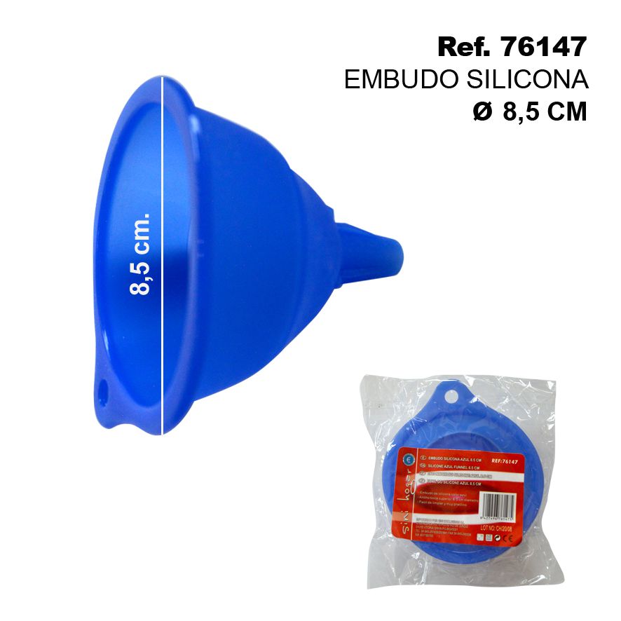 TB1795 8.5 cm Diameter Silicone Funnel.