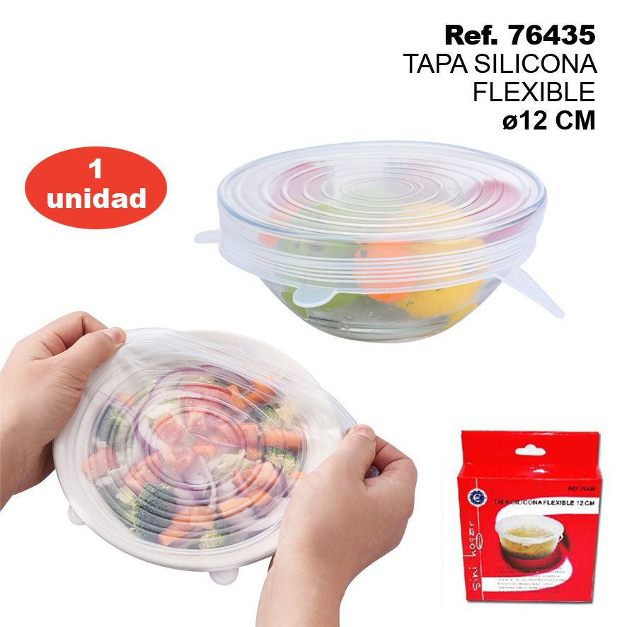 TB1806 Flexible Silicone Lid, 12 CM. Product Code: 76435.