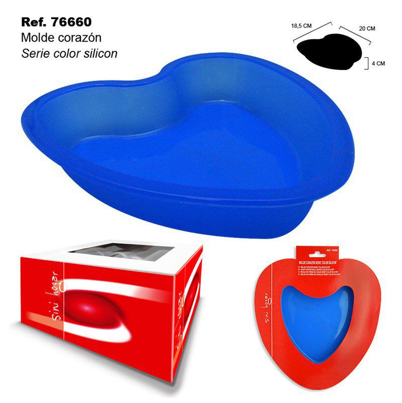 TB1811 Heart Mold "Color Series Silicon"