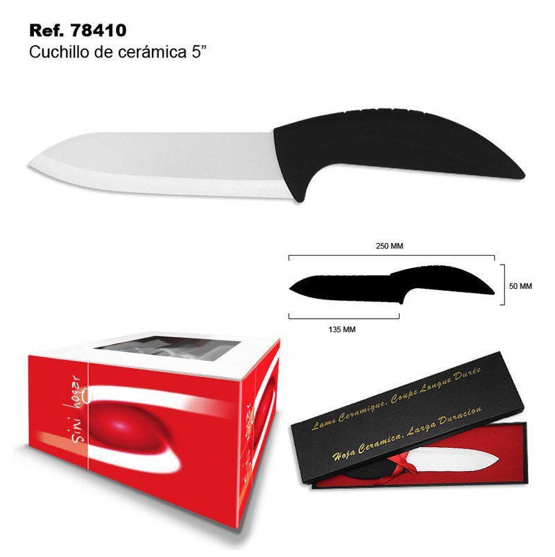 TB1844 Ceramic Knife 5"