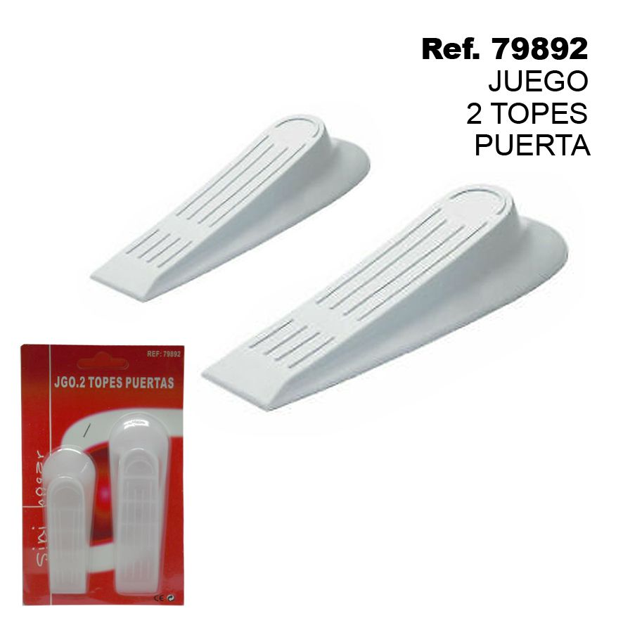 TB1878 Set of 2 Door Stops. These accessories are designed to hold open doors, providing support and preventing doors from closing automatically.