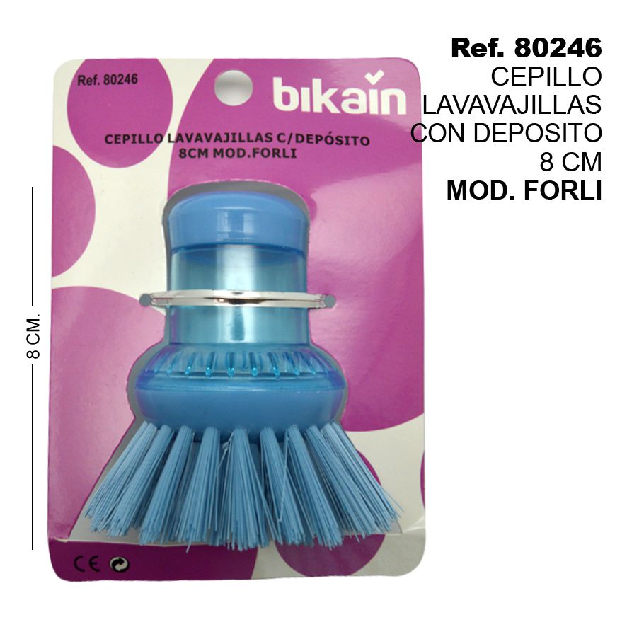 TB1899 Dish Brush with Container 8CM MOD.FORLI