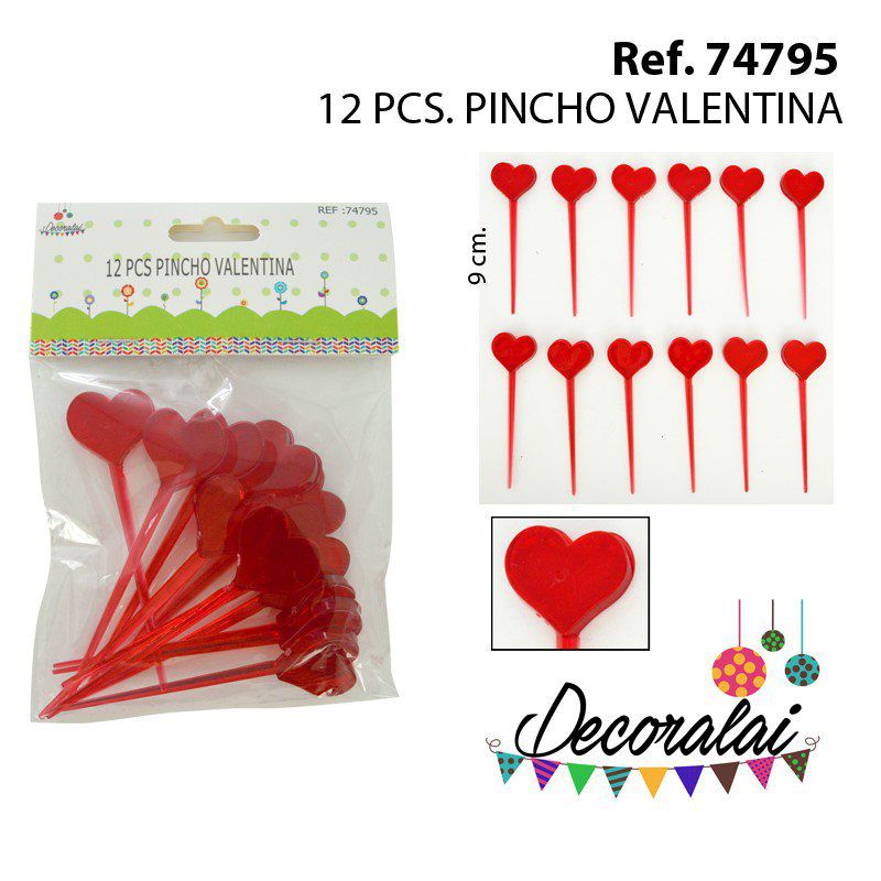 TB1918 12 PCS PINCHO VALENTINA