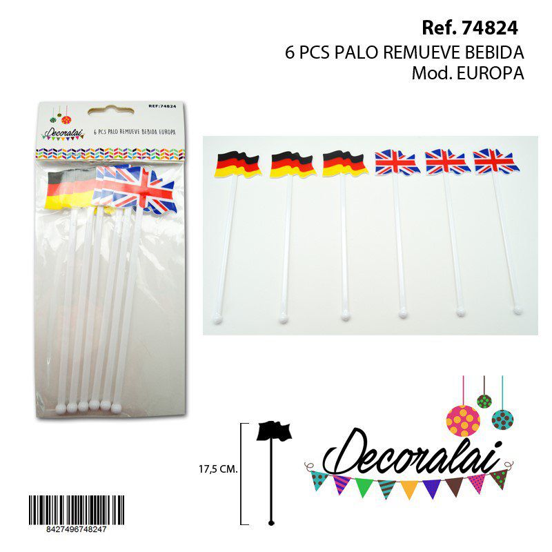 TB1934 6 PCS European Drink Stirrers