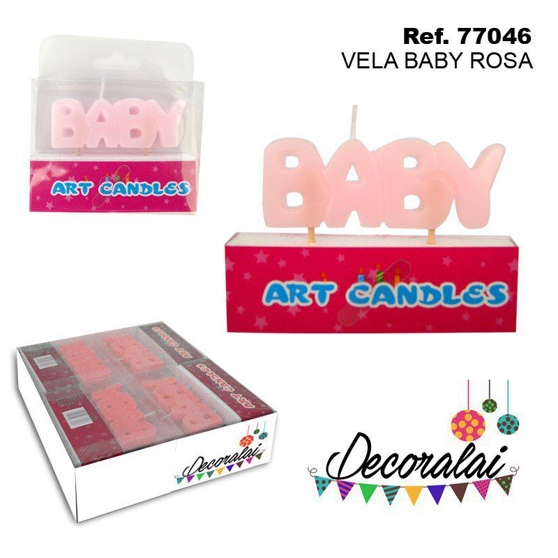 TB2116 Baby Pink Candle