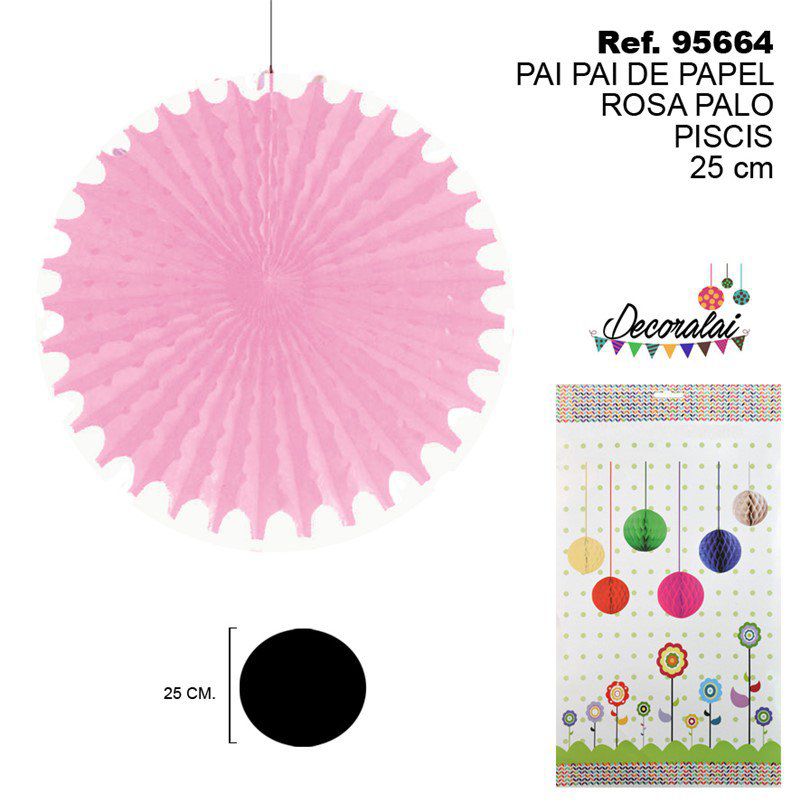 TB2136 Pink Starfish Paper Streamer 25CM