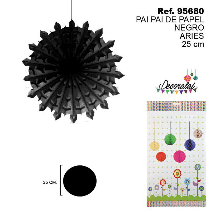 TB2146 Black Aries Paper Piñata 25cm