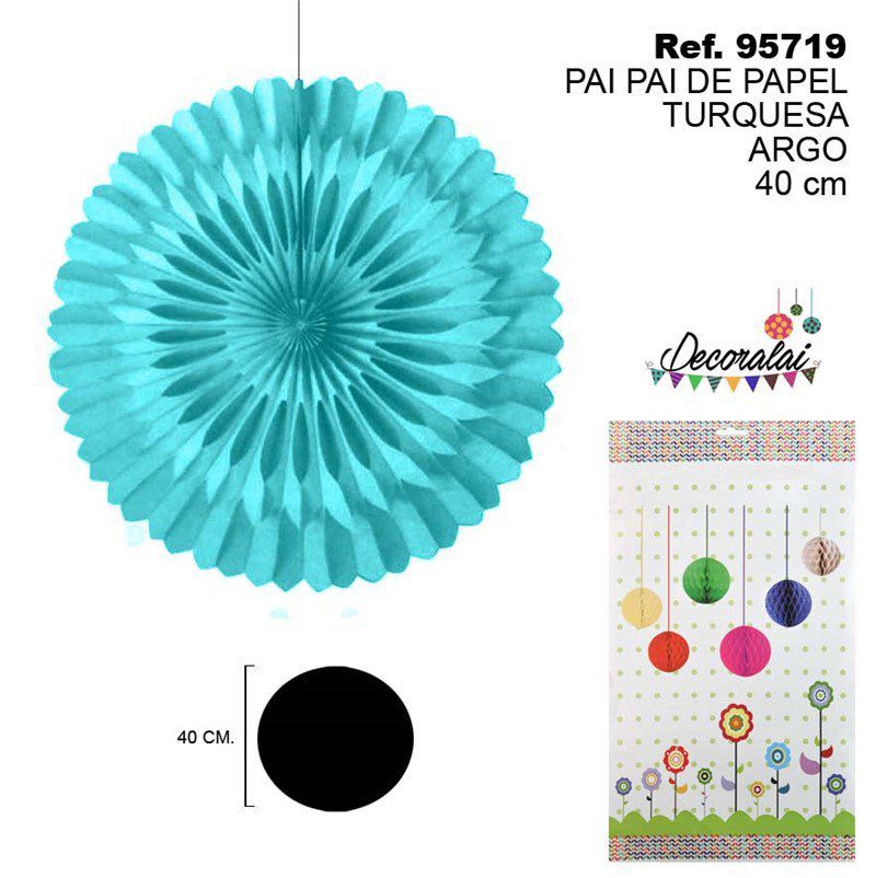 TB2185 Turquoise Paper Piñata Argo 40CM