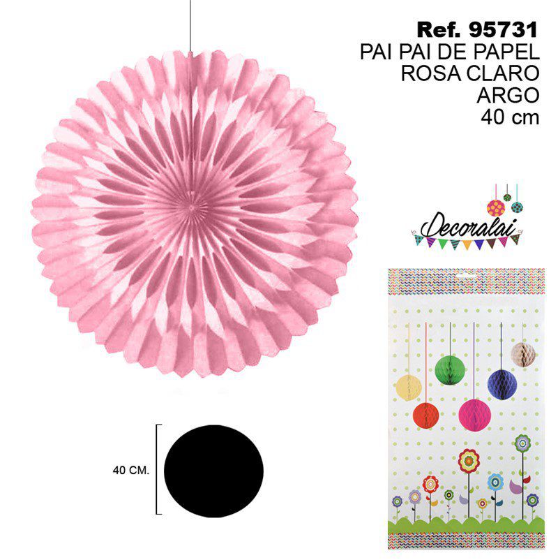 TB2197 Light Pink Paper Streamer, 40CM