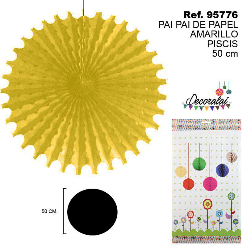 TB2237 Yellow Paper Streamer Pisces 50CM