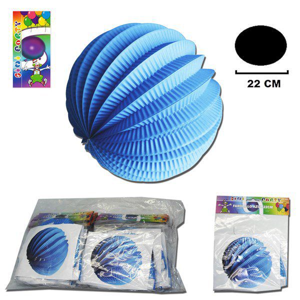TB2296 Blue lantern, 22cm.