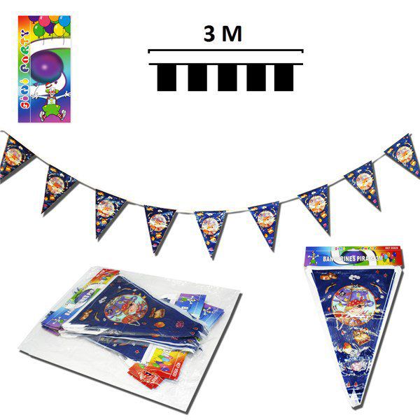 TB2318 Pirate Bunting/Banners 3 M