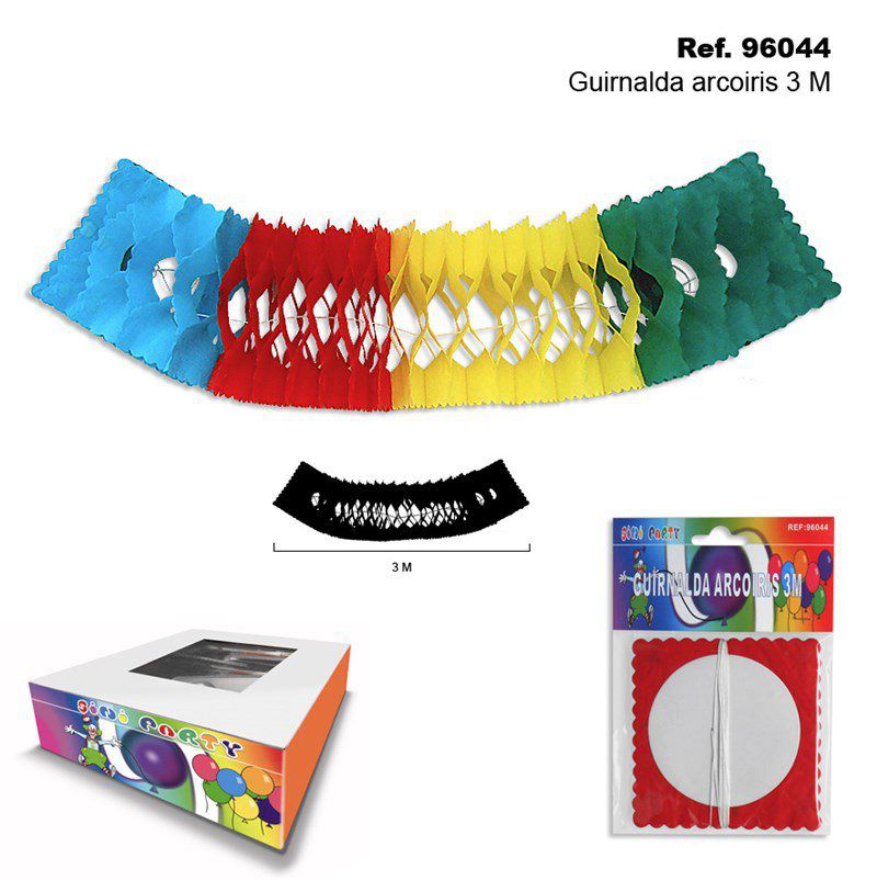 TB2356 Rainbow Garland 3M