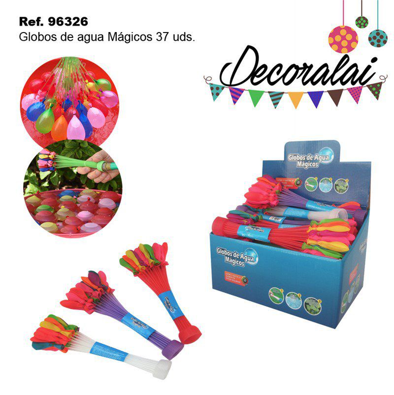 TB2458 Magical water balloons, sold in sets of 37 units.