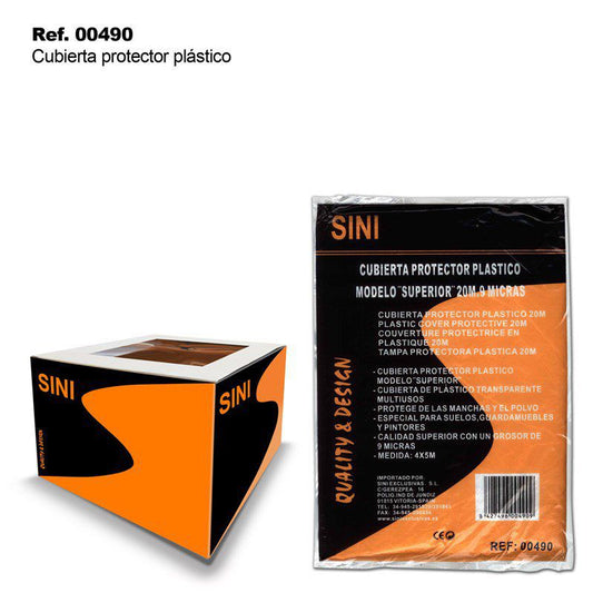 TB1096 Superior Model Protective Plastic Cover 4X5M 9 Micras 20M2