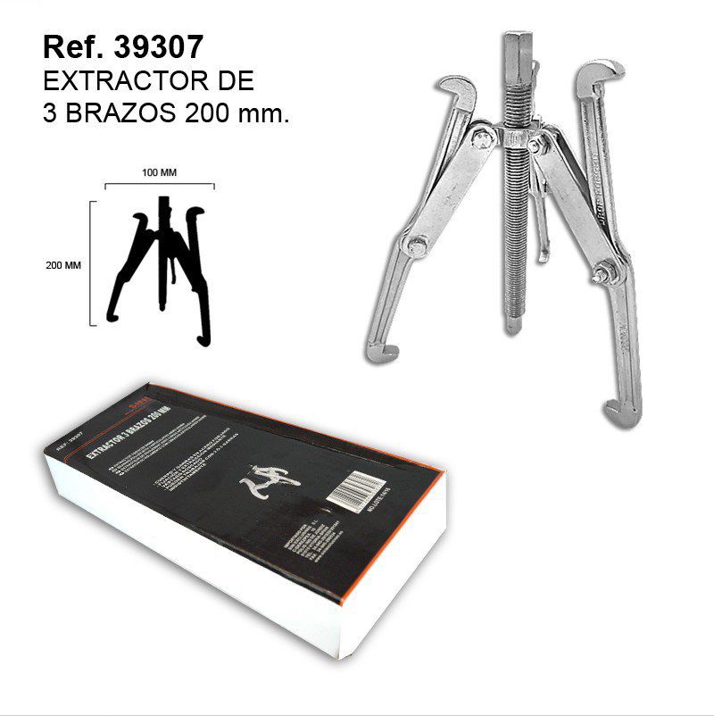 TB1103 3-arm extractor 200 MM.