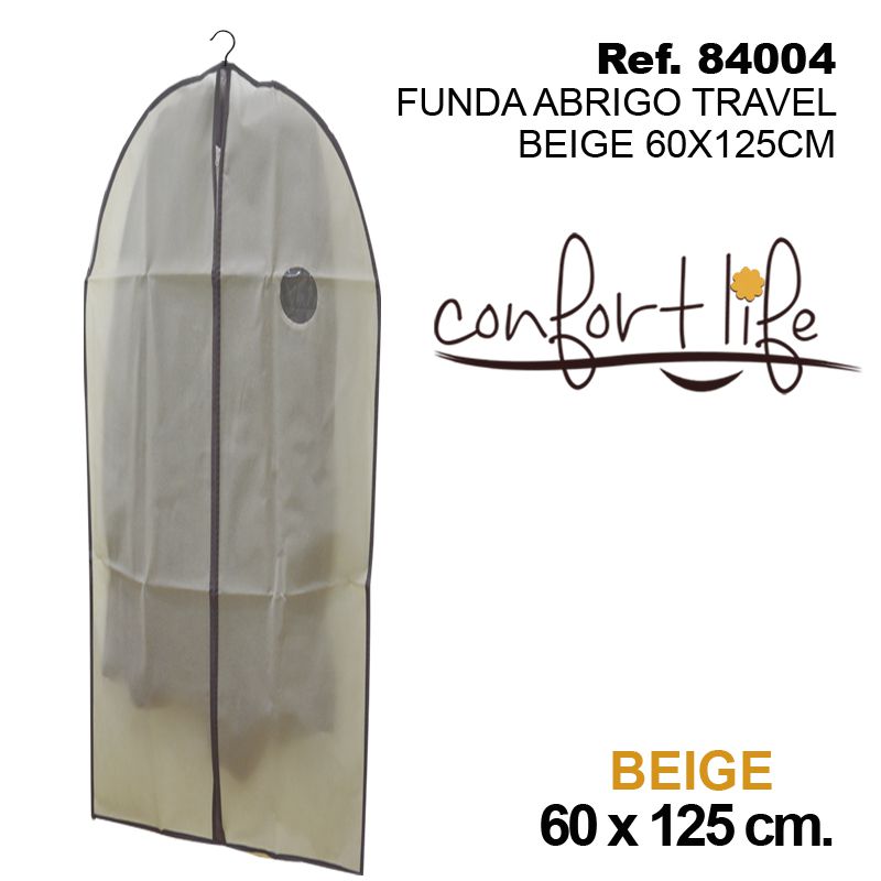 TB1131 Travel Coat Cover Beige 60x125cm