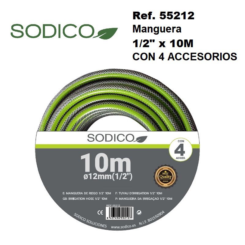 TB1167 1/2" X 10M Hose with 4 Accessories