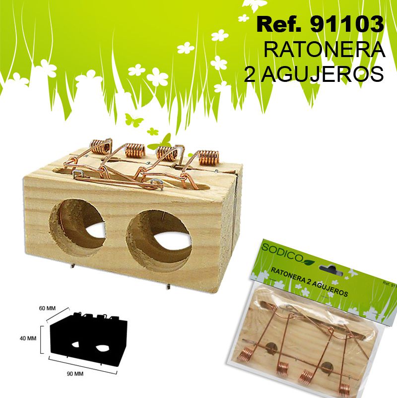 TB1202 RAT TRAP 2 HOLES