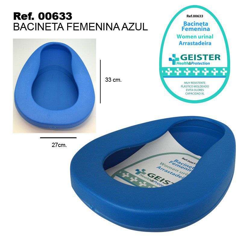 TB1226 BLUE FEMININE BASIN/TRAY