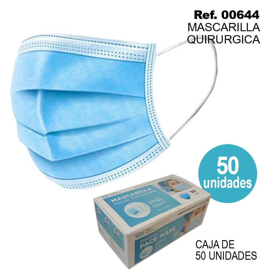TB1230 50 Units Blue Surgical Mask