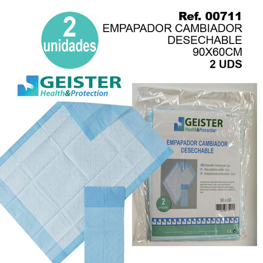 TB1257 Disposable Changing Pad 90x60CM 2 Units