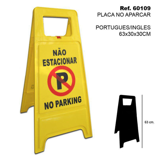 TB1289 No Parking Sign PORT/ING 63x30x30CM