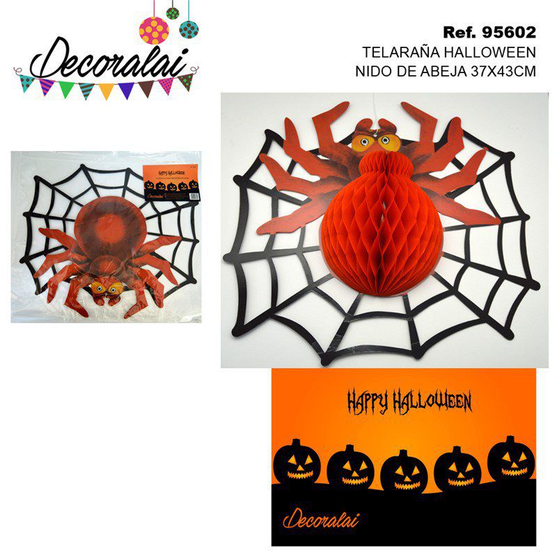 TB1297 Halloween Bee Nest Cobweb 37x43CM