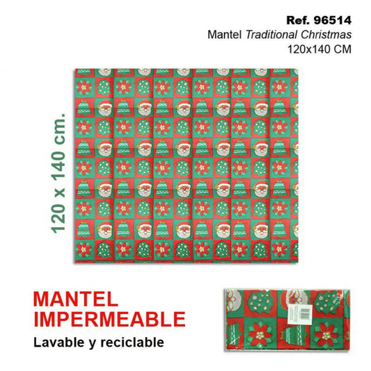 TB1313 Traditional Christmas Tablecloth 120x140 CM