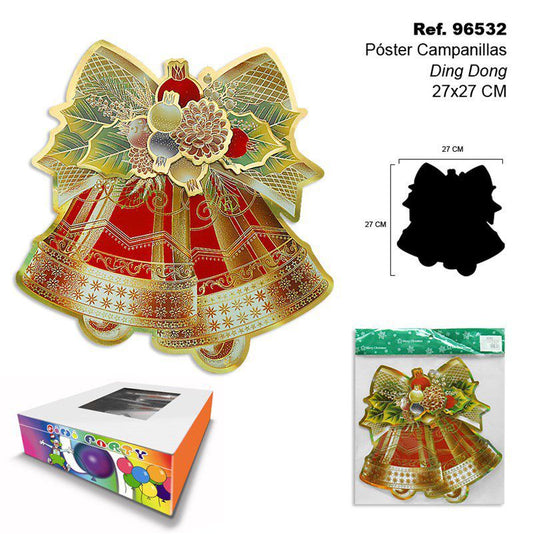 TB1318 Ding Dong Bells Ornament 27 X 27 CM