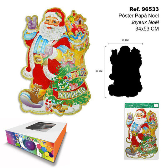 TB1319 POSTER SAN NICOLAUS JOYEUX NOEL 34X53 CM