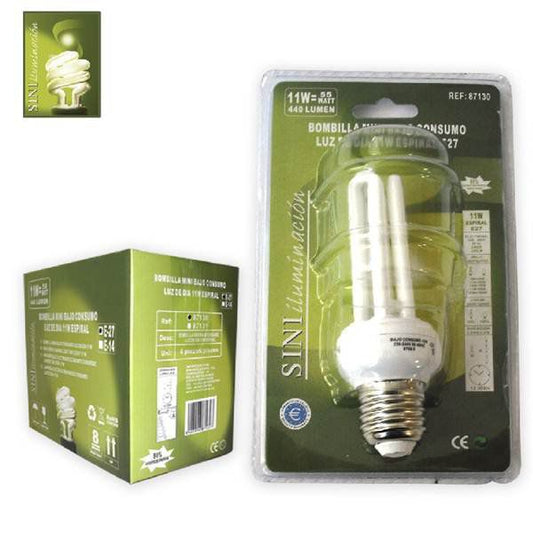 TB1351 9W Mini Day Light Bulb, 3-Pack, E27 Base.